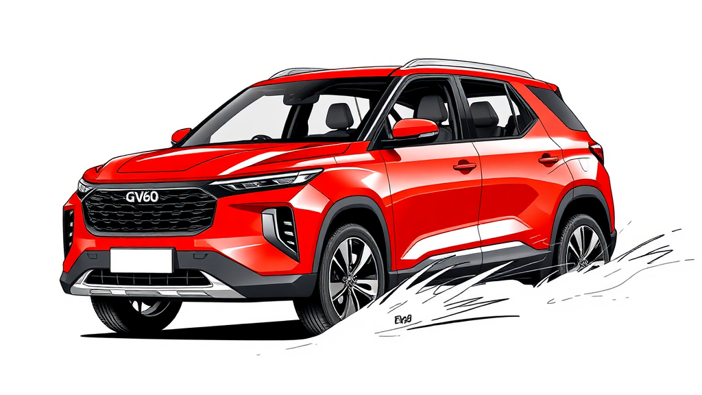 차별화된 주행 성능 및 승차감 (illustration 스타일)