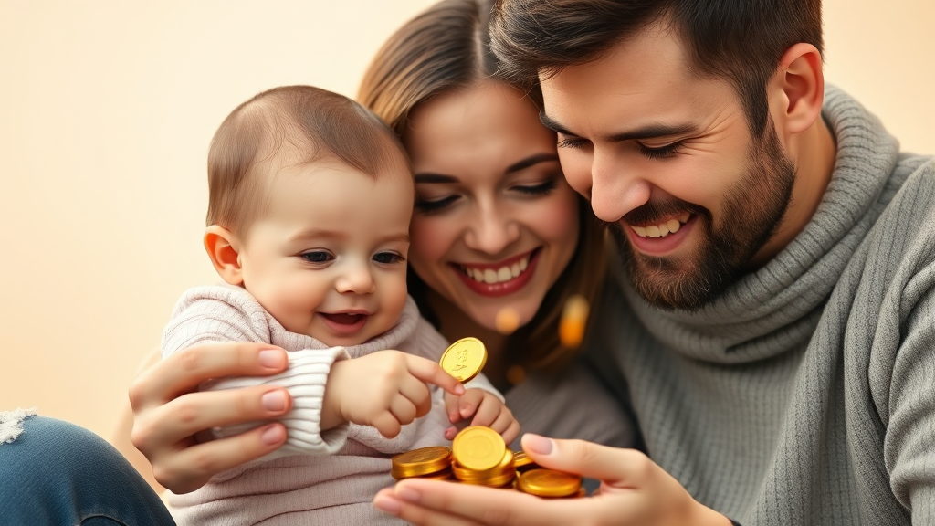 행복한 육아를 응원합니다 (realistic 스타일)