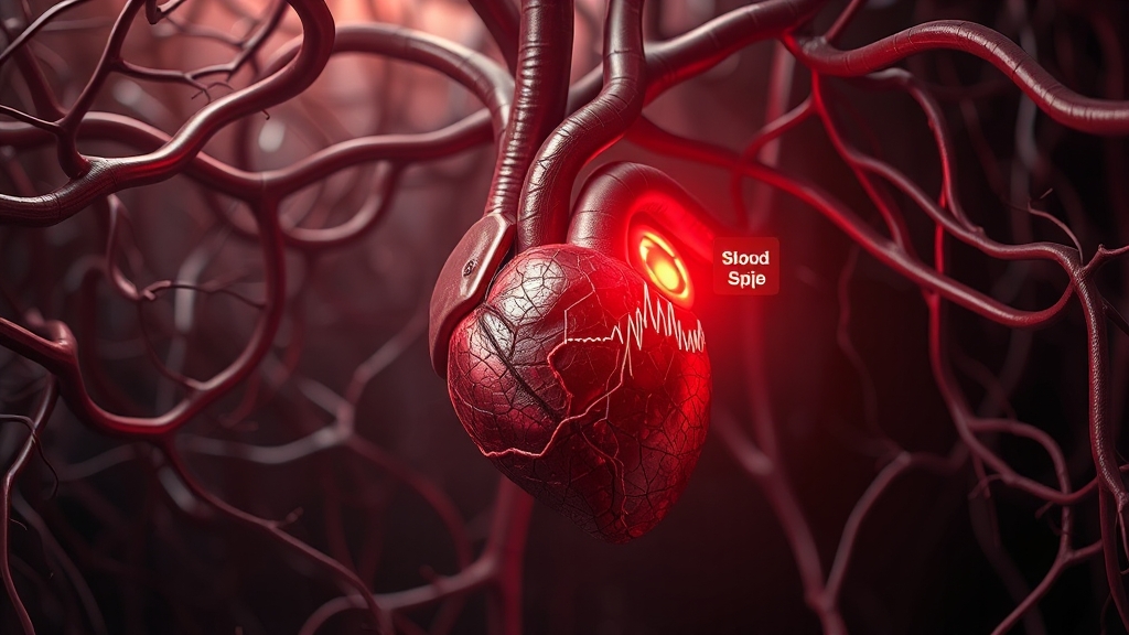 대사증후군 합병증과 위험성 (realistic 스타일)
