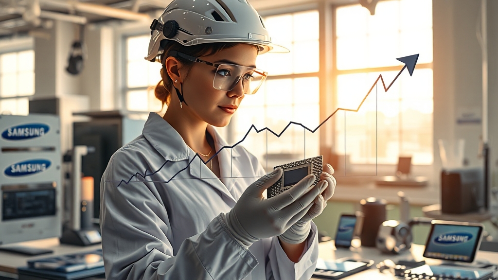 AI와 반도체 시장, 시너지 효과는? (realistic 스타일)