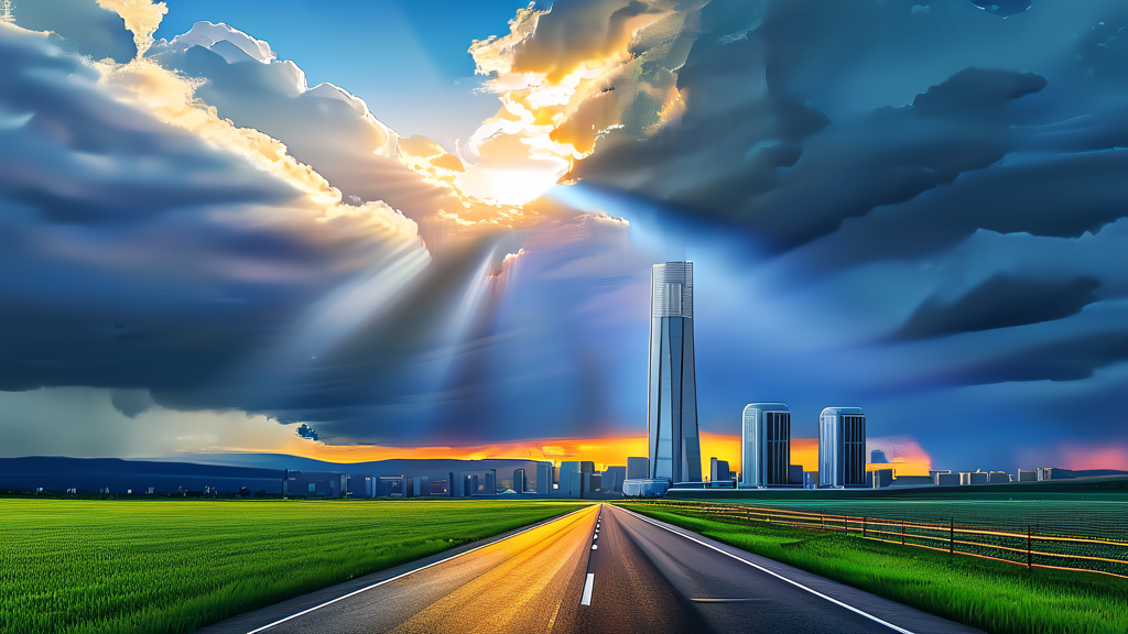 과거 부실 해소와 시장 심리 변화 (realistic 스타일)