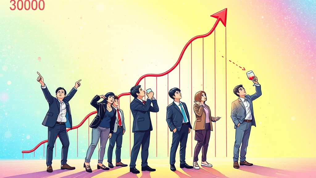 코스피 3000, 어떤 의미일까요? (illustration 스타일)