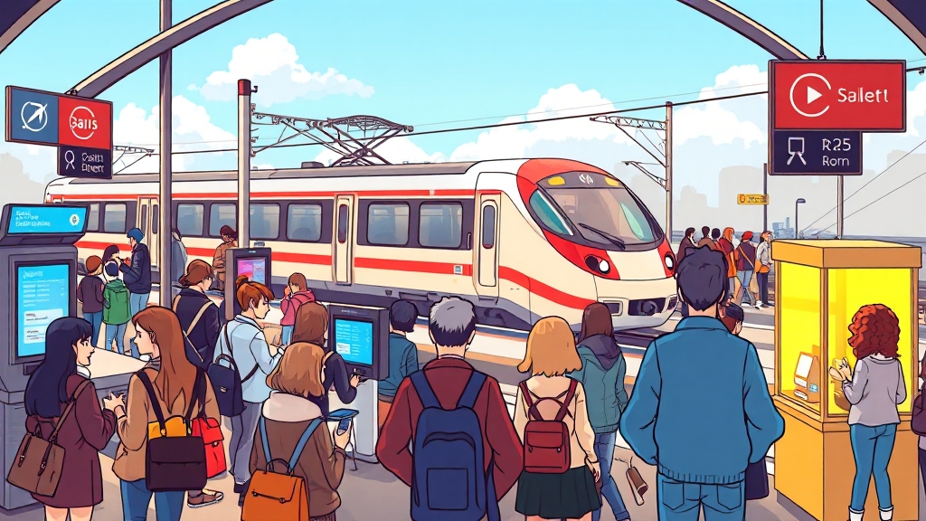 이제, 기차 여행을 떠나볼까요? (cartoon 스타일)