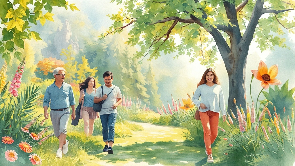 방문 후기와 추천 코스 (watercolor 스타일)