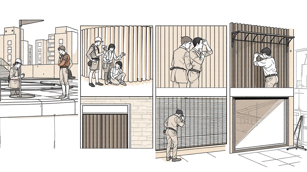 시공 과정 상세 설명 (illustration 스타일)