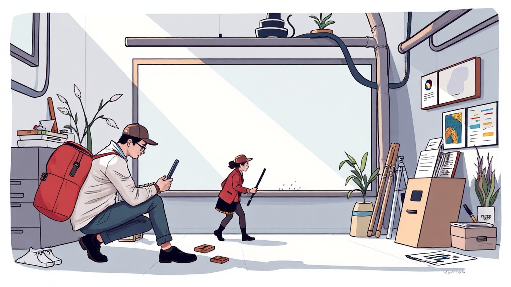 무신사의 검수 및 조치 (illustration 스타일) (재시도)