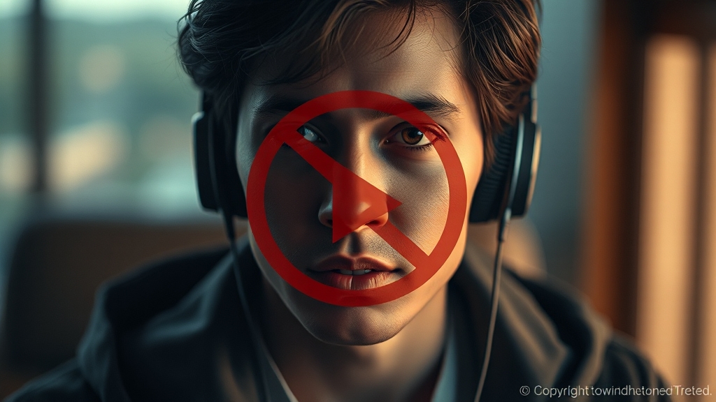 음원 추출 시 주의사항 (저작권) (realistic 스타일)