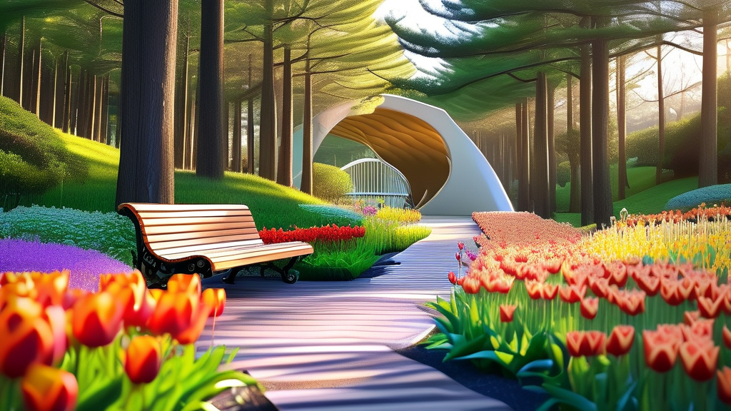 순천만 튤립축제, 인생샷을 위한 포토존 추천 (realistic 스타일)