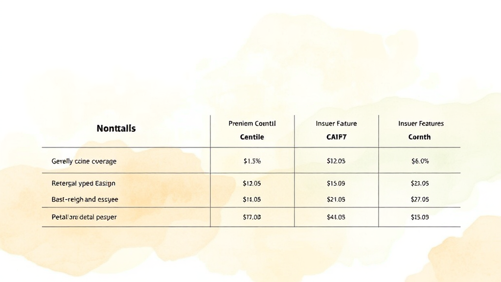 치아보험, 나에게 맞는 상품 찾기 (watercolor 스타일)