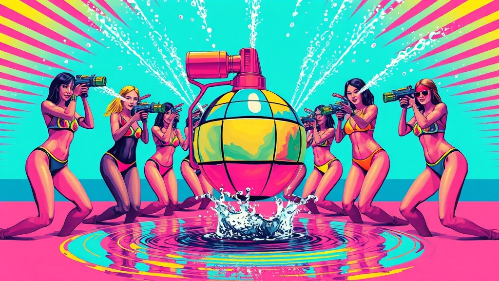 워터밤, 뭘 입어야 돋보일까? (popart 스타일)