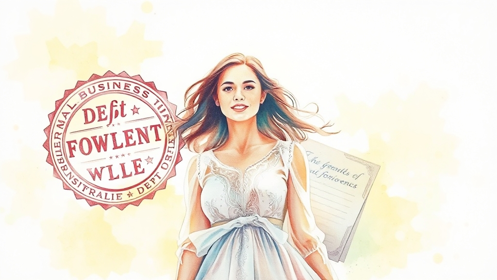 빚탕감, 어떻게 신청해야 할까? (watercolor 스타일)