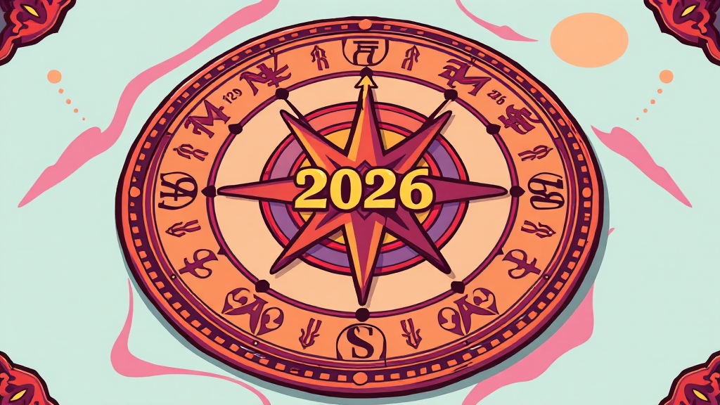 2026년 토정비결 보는 곳 (cartoon 스타일)