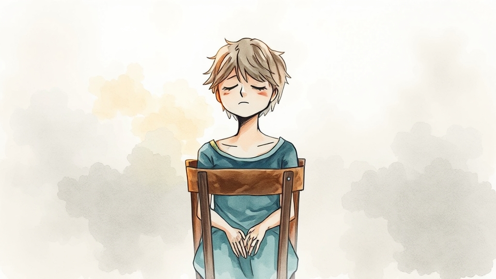 초기 증상, 놓치지 마세요! (watercolor 스타일)