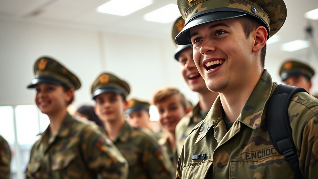 병역판정검사, 어떤 절차로 진행될까? (realistic 스타일)