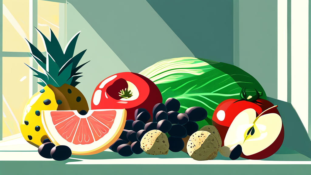 기관지염에 피해야 할 음식 (illustration 스타일)