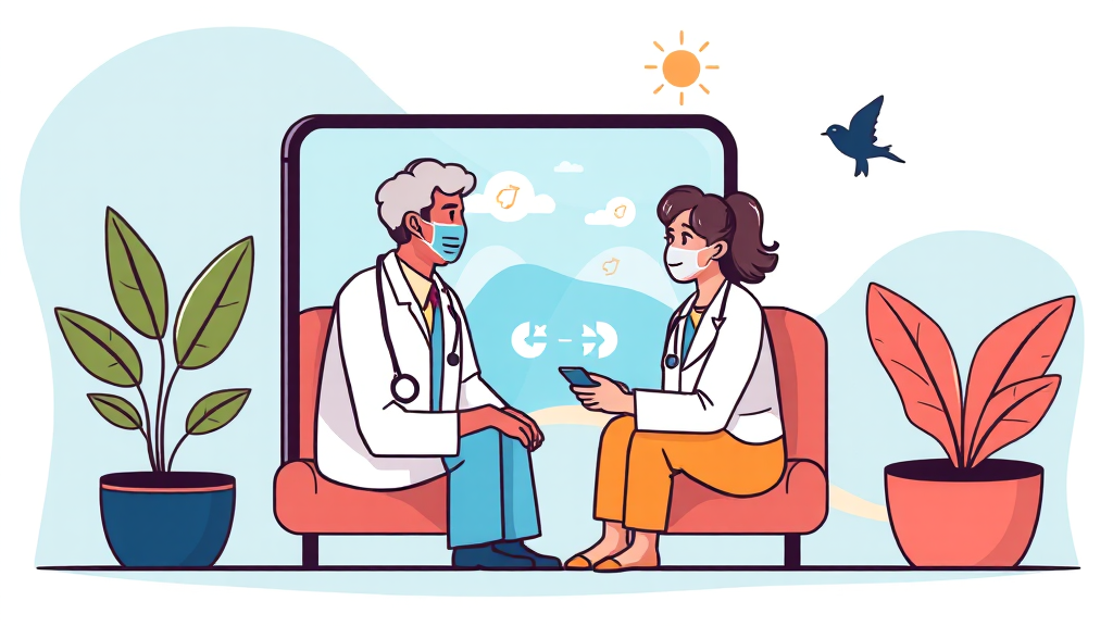 비대면 진료, 법규는 어떻게 될까? (cartoon 스타일)