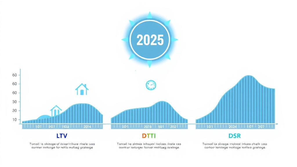 LTV, DTI, DSR 규제 분석 (illustration 스타일)