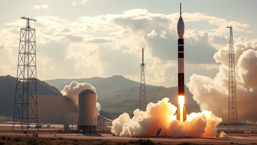 경쟁 환경과 스페이스X와의 관계: 로켓랩의 미래 전략 (realistic 스타일)