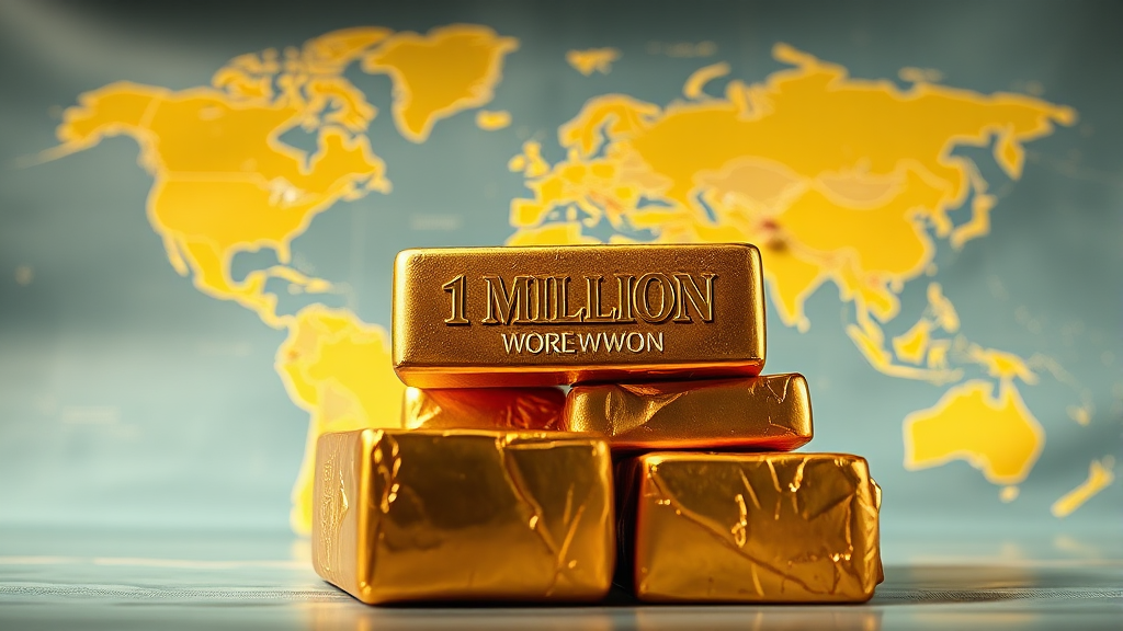 금 100만원 시대, 의미는? (realistic 스타일)