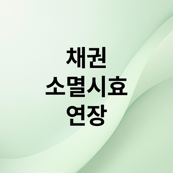 채권 소멸시효 연장 분석 가이드 메인 이미지