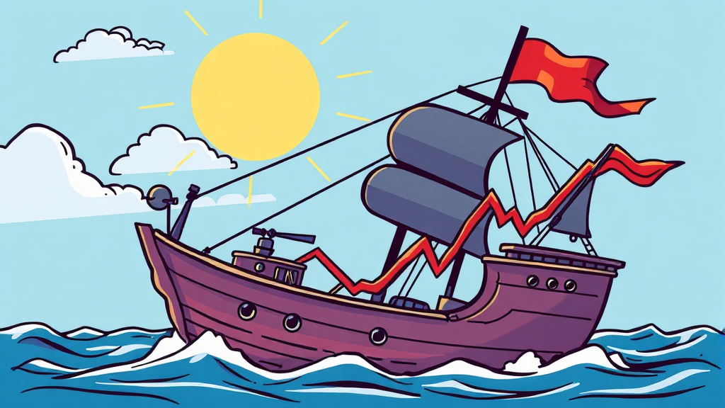 이란 전쟁, 주식 시장 폭락? 유가·환율 급등과 투자 전략 3 전쟁 발발과 주식 시장의 급격한 변동성 (cartoon 스타일)