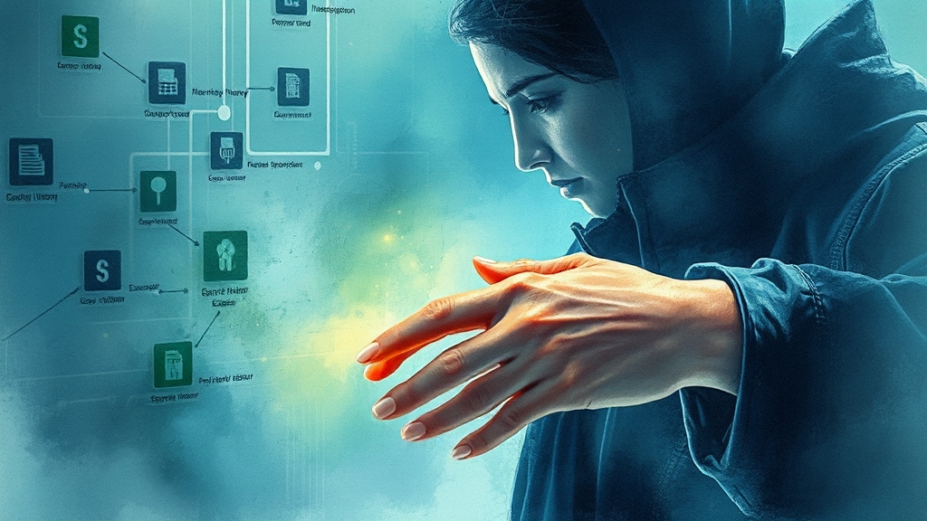 해킹 발생! 어떻게 대처해야 할까요? (watercolor 스타일)