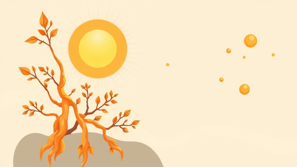 면역력 강화 외 효능 (illustration 스타일)