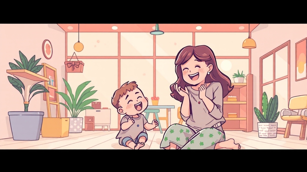 육아지원센터, 왜 가야 할까? (illustration 스타일)