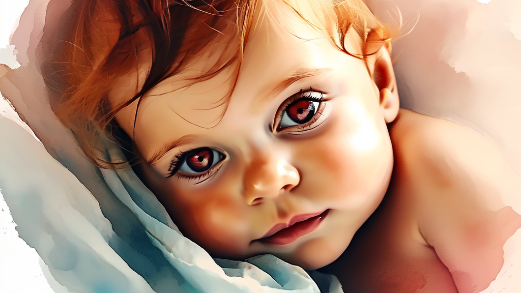 다래끼, 언제 병원에 가야 할까? 초기 증상과 대처법 (watercolor 스타일)