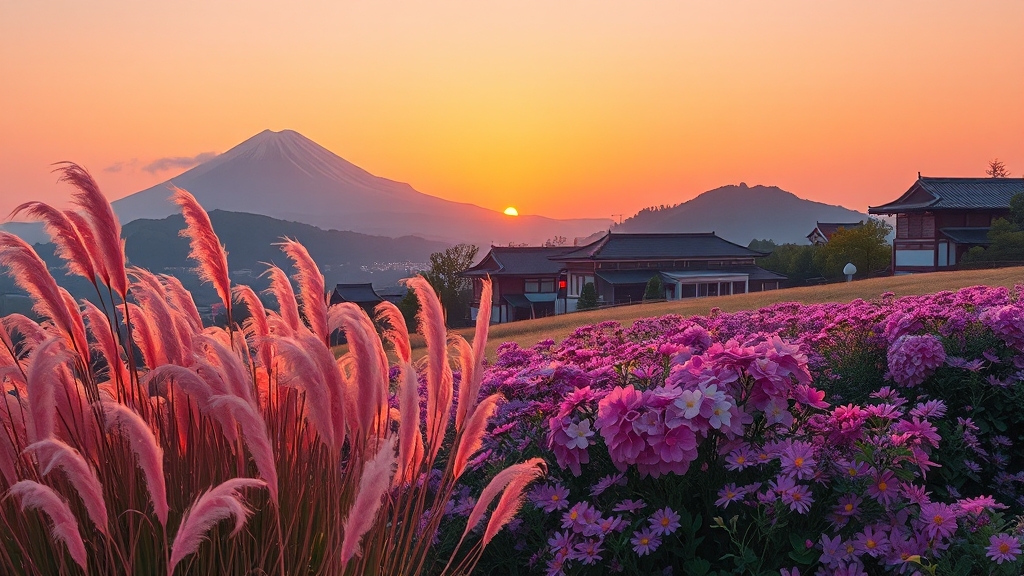 숨겨진 가을 명소, 색다른 가을을 만나다 (realistic 스타일)