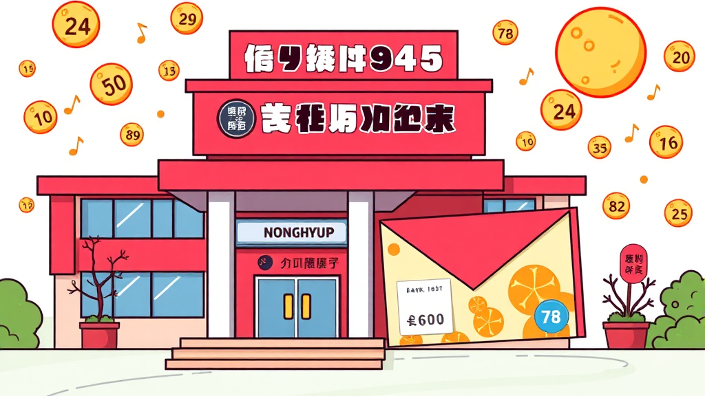 로또 당첨금액 및 수령 방법 안내 (cartoon 스타일)