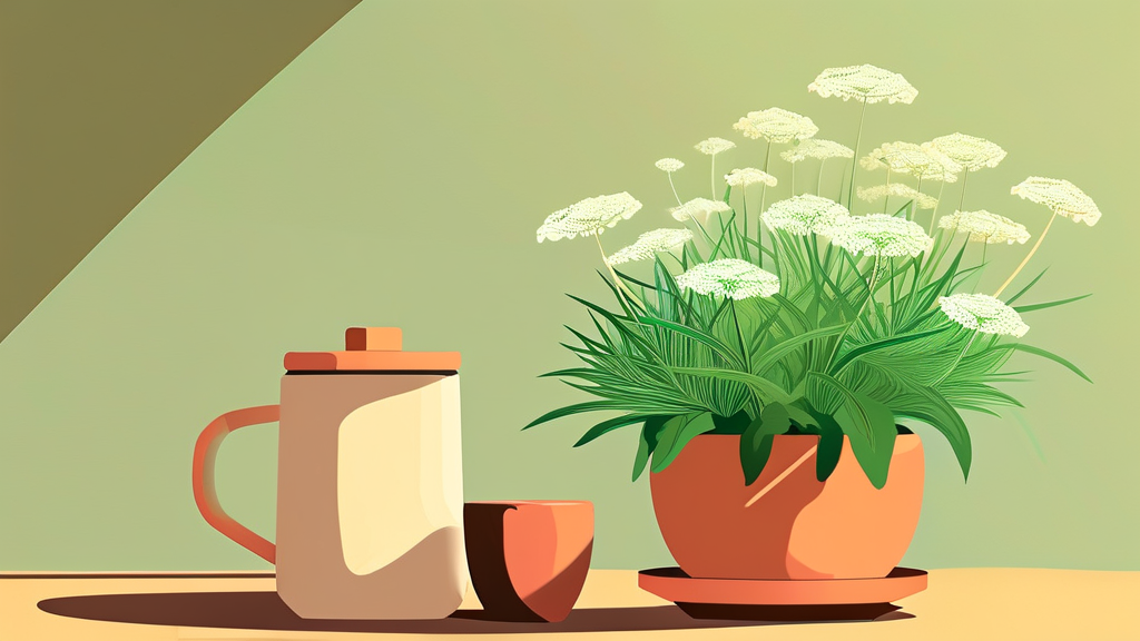 쑥의 놀라운 효능 7가지 (illustration 스타일)