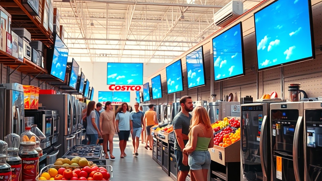 코스트코 7월 가전 할인 (realistic 스타일)
