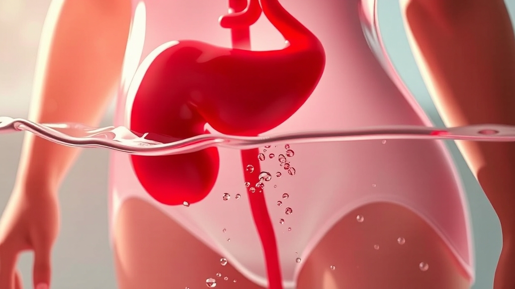 혈뇨 예방 및 관리 (realistic 스타일)