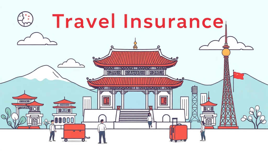 중국 여행, 혹시 모를 상황 대비: 여행자 보험 A to Z (illustration 스타일)