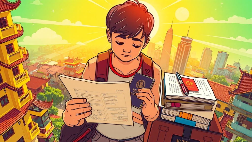 하노이 생활 & 베트남어 학습 (cartoon 스타일)