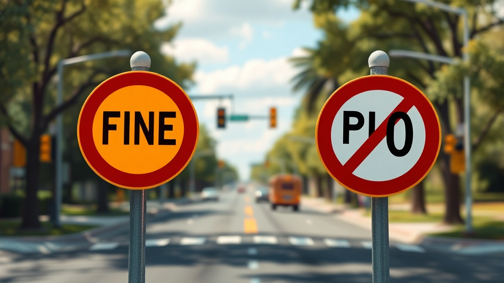 과태료와 범칙금, 무엇이 다르고 어떻게 납부해야 할까요? (realistic 스타일)