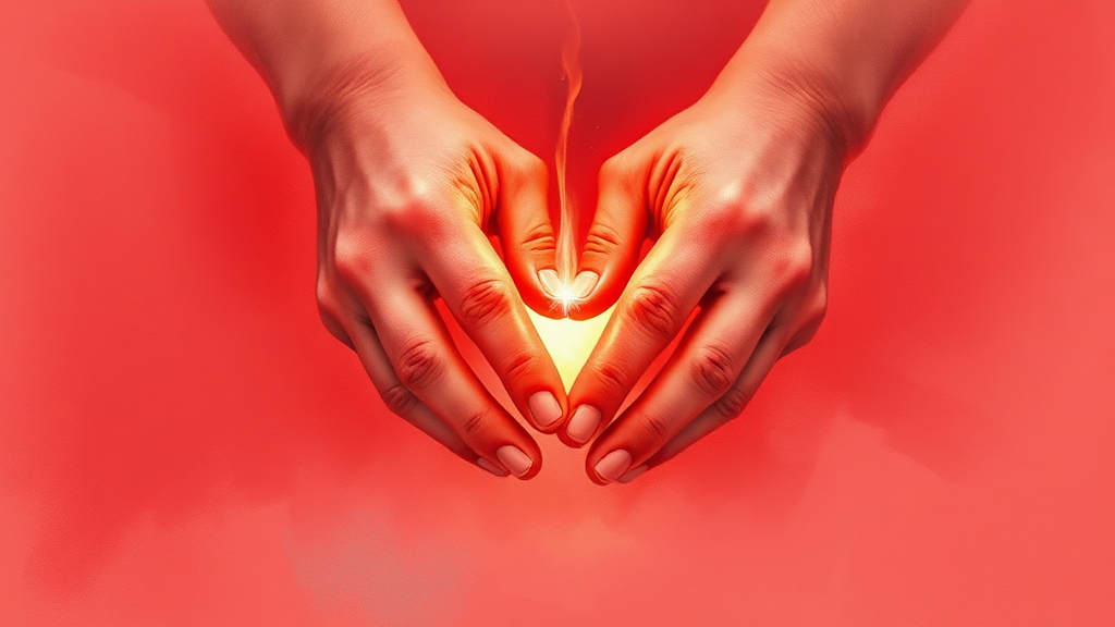 정확한 가슴 압박 방법 (watercolor 스타일)