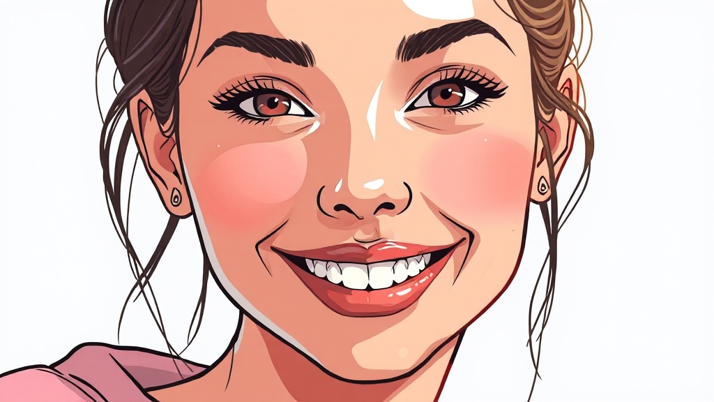 피부 변화 & 자신감 UP! (illustration 스타일)