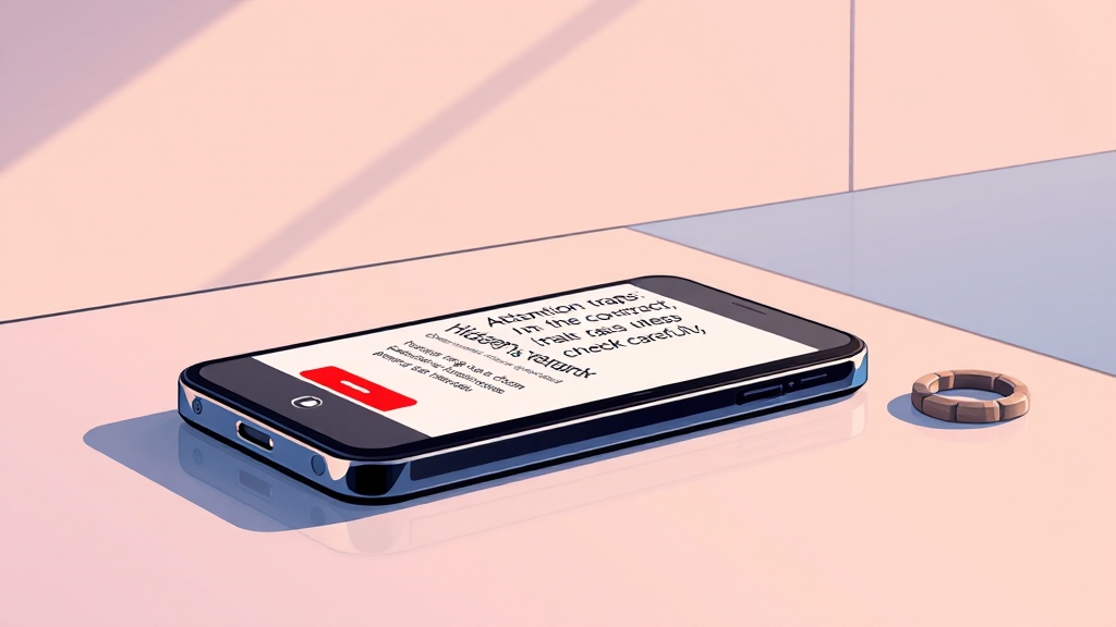 단통법 폐지, 주의해야 할 점 (illustration 스타일)