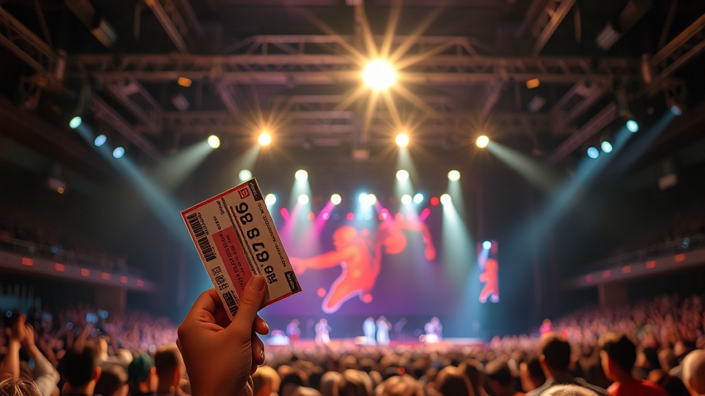 티켓 가격 및 예매 방법 (realistic 스타일)