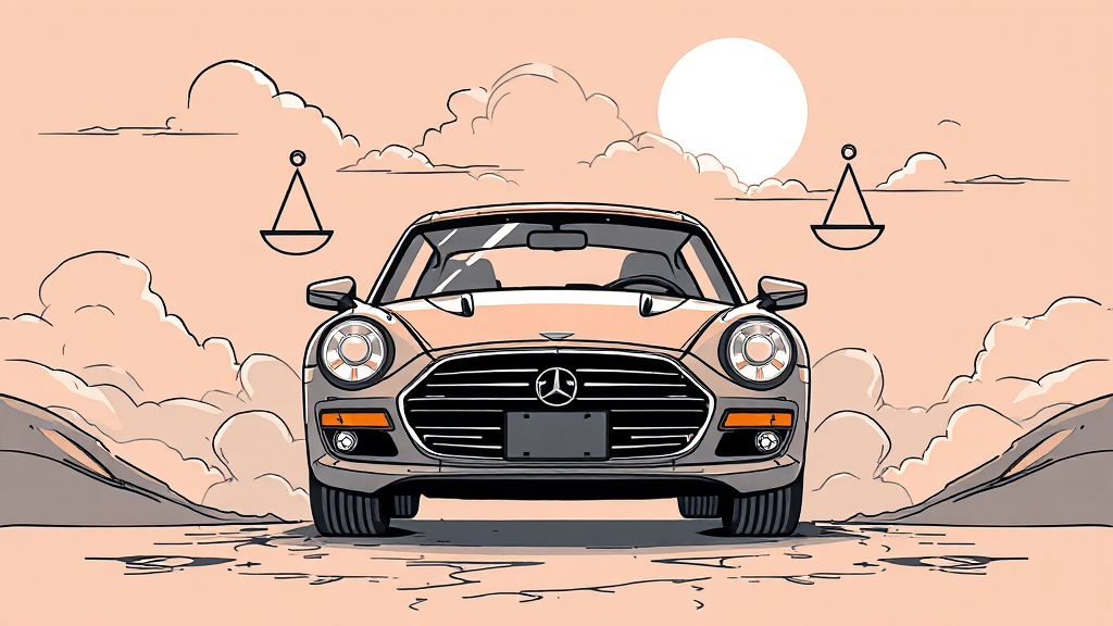 보험 vs 자비, 합리적 선택은? (illustration 스타일)