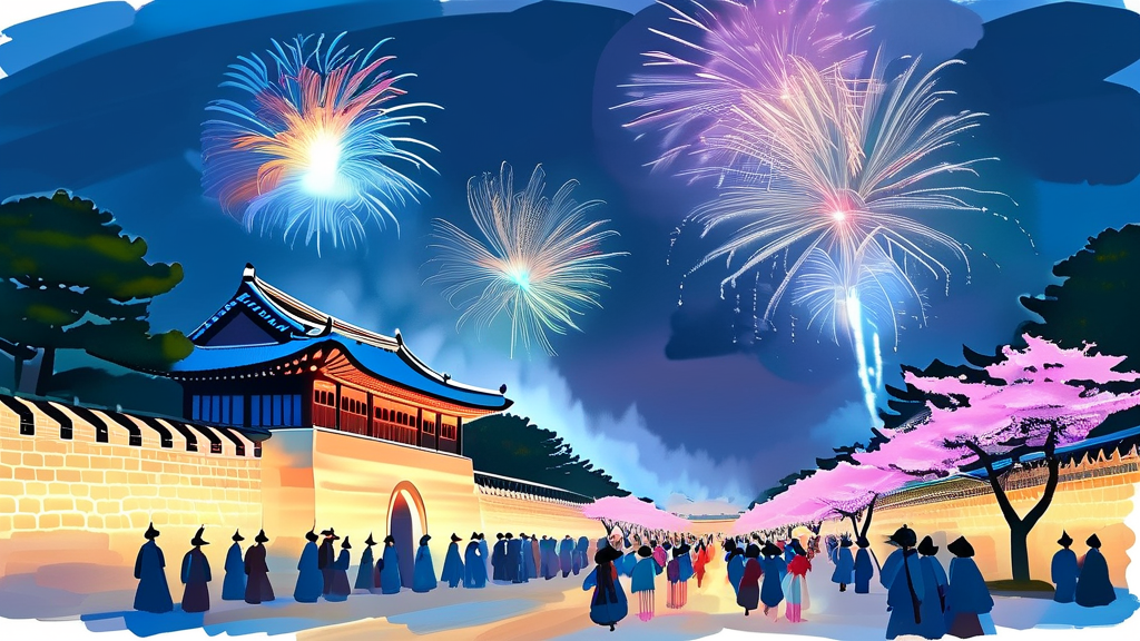 예술과 함께하는 일상: 서울 및 경기도 문화 행사 참여 후기 (watercolor 스타일)