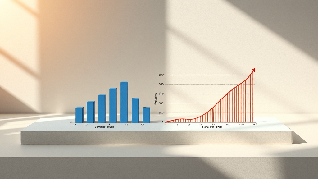상환 방식 비교: 원리금 vs 원금 (realistic 스타일)