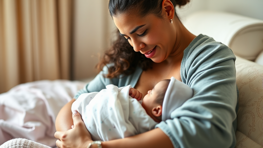 정부지원 산후도우미, 누가 받을 수 있나요? (realistic 스타일)