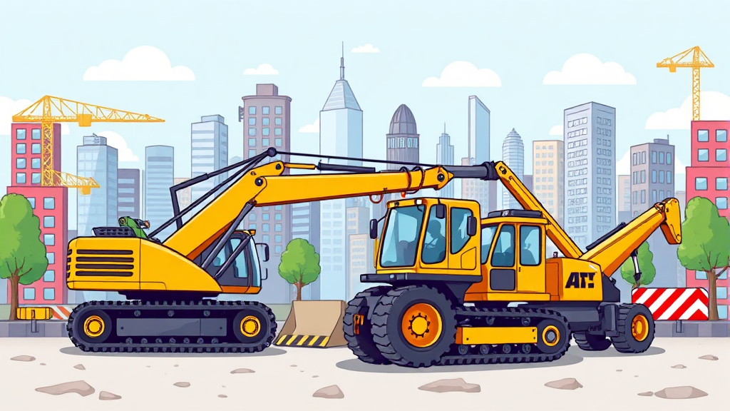 건설기계 광고 규제 완화 총정리 3 건설기계 7종 광고 허용 배경 (cartoon 스타일)