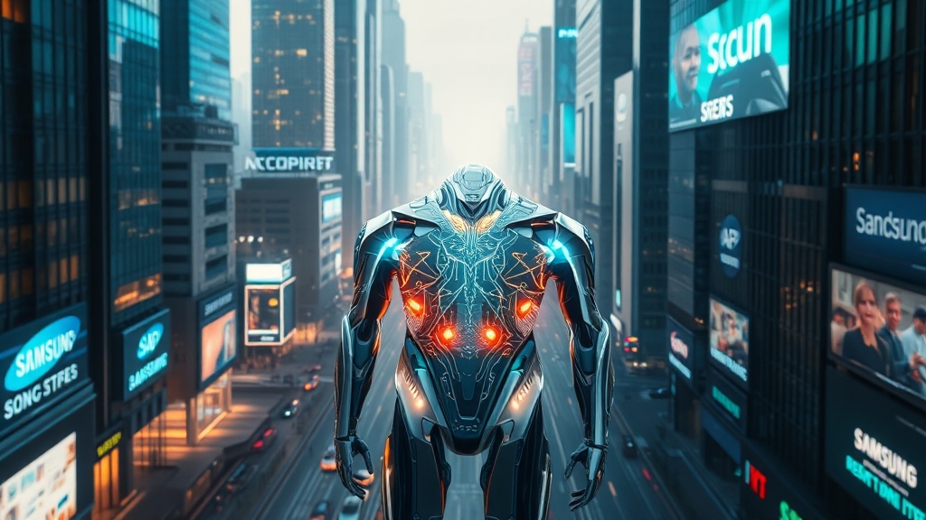 삼성 AI, 어디까지 발전할까? (realistic 스타일)