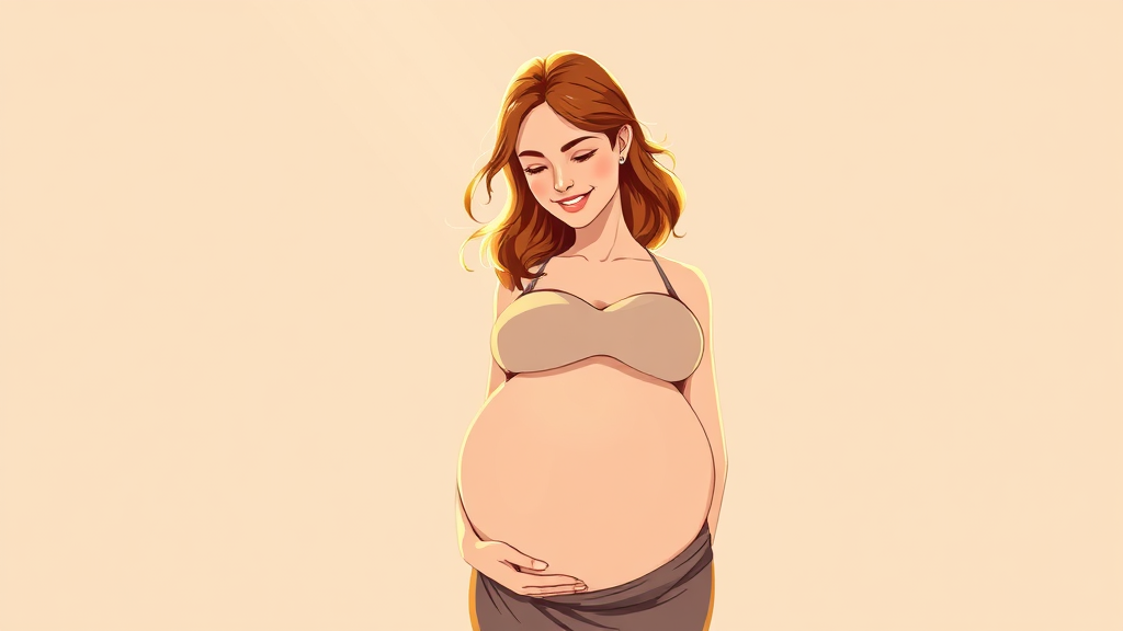 임신 중 피부, 왜 예민할까? (illustration 스타일)