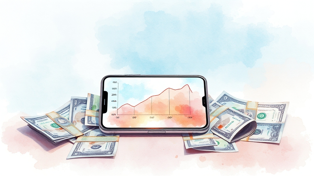 알뜰폰 통신사별 요금제 비교 (watercolor 스타일)