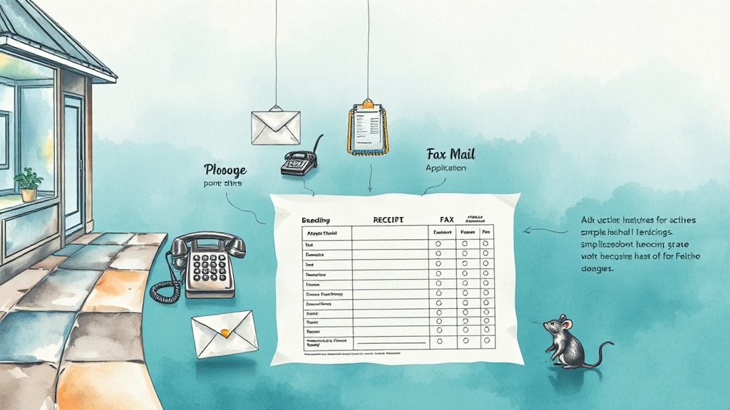 오프라인 환급금 신청 방법 (watercolor 스타일)